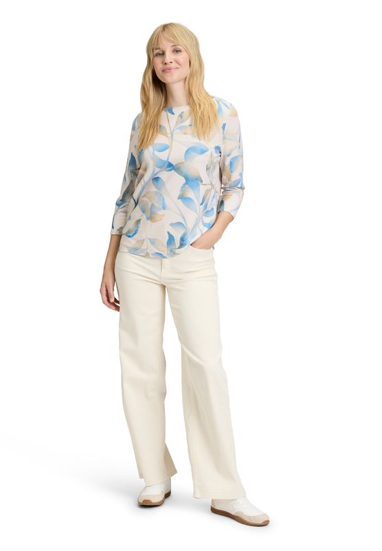 So Cosy trui beige blauw