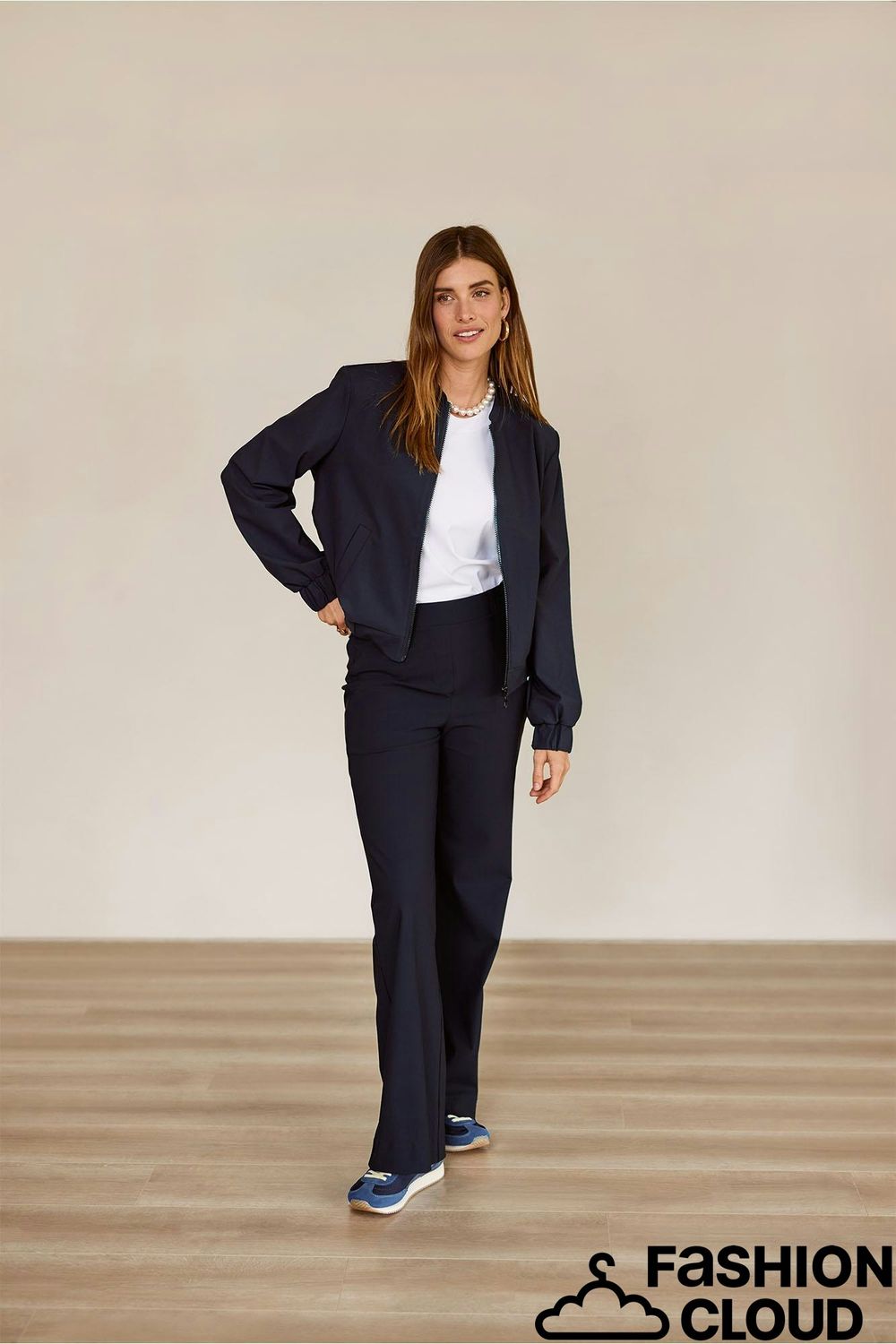 Studio Anneloes Benja bomber jacket Blauw