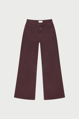 Fabienne Chapot Thea Wide Leg bordeaux rode jeans