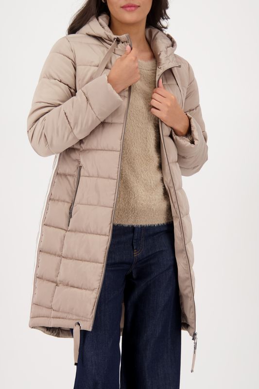 Monari Mantel truffle Bruin