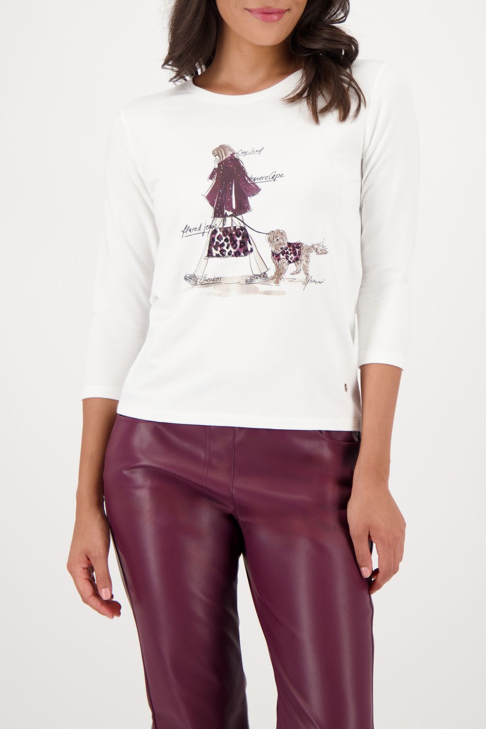 Monari Pullover off-white Ecru