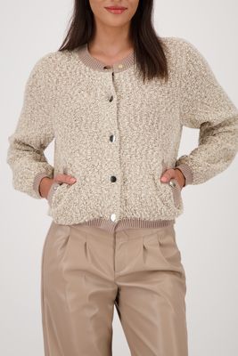 Monari Strickjacke truffle Bruin