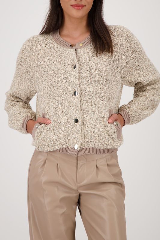 Monari Strickjacke truffle Bruin