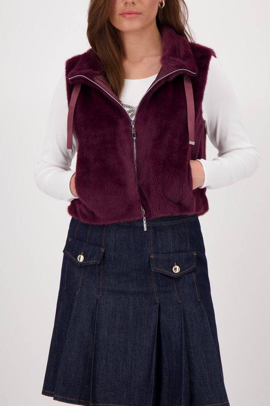 Monari Weste bordeaux bordeaux