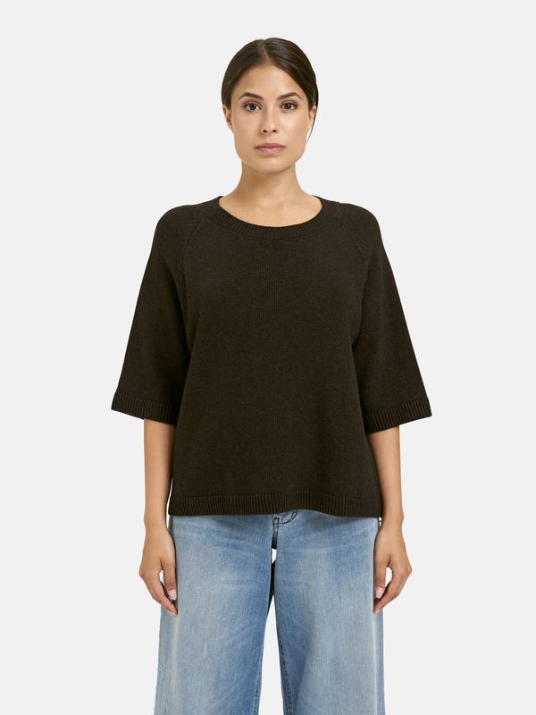 Milano Italy  loose fit pullover mocca