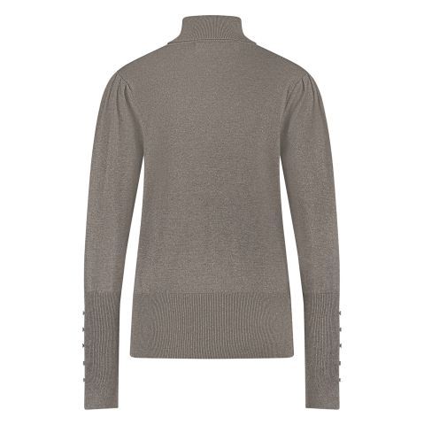 Nukus Sylvia Pullover Lurex Bruin