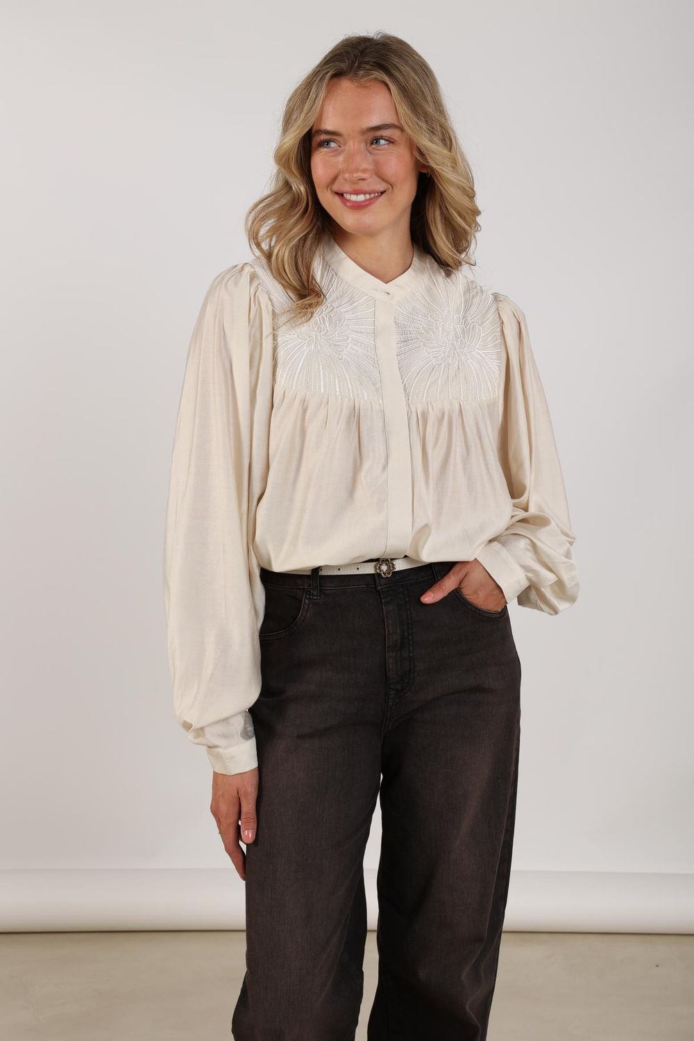 Nukus Julia Blouse Ecru