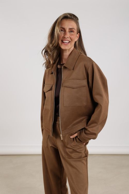 Nukus Wietse Jacket Scuba Bruin