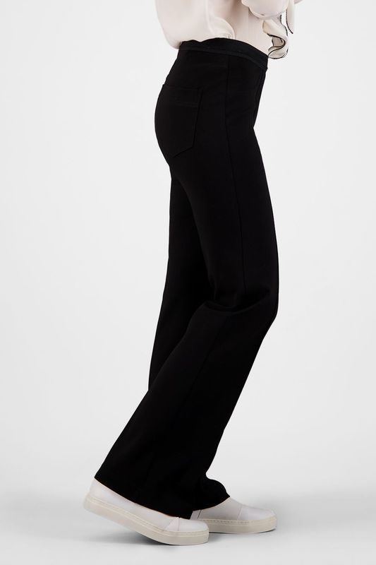 Gardeur Hose Pull On Slim Zwart