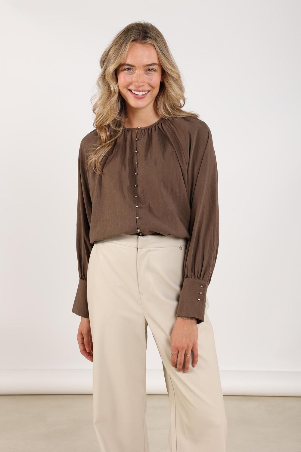 Nukus Sterre Blouse Bruin