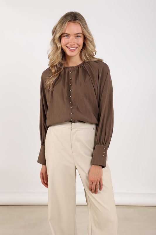 Nukus Sterre Blouse Bruin