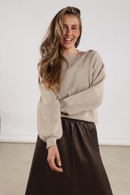 Nukus Daytona Pullover Lurex Beige