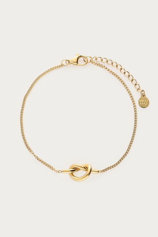 My Jewellery Bracelet pretzel Goud