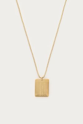 My Jewellery Necklace square embrace more Goud