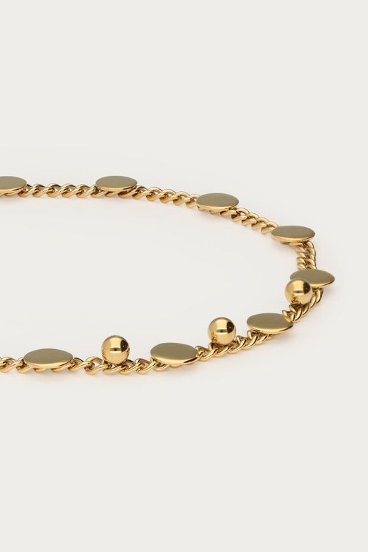 My Jewellery Bracelet chain coins &amp; dots Goud