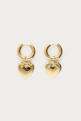 My Jewellery Earrings heart New York Goud