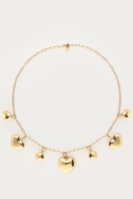 My Jewellery Necklace big hearts &amp; dots