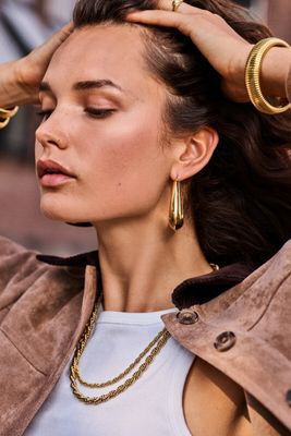 My Jewellery Necklace twisted chain big Goud MJ14160