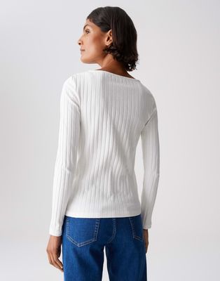Opus Sovke ecru t-shirt