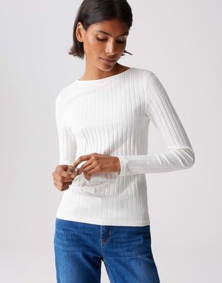 Opus Sovke ecru t-shirt
