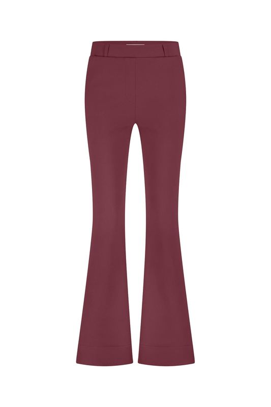 Studio Anneloes Flair bonded trousers bordeaux