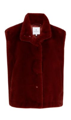 Xandres Bodywarmer Boly met knopen bordeaux