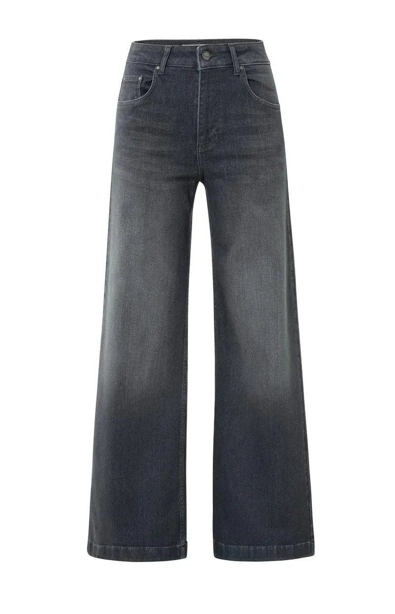 YaYa Jeans met wijde pijpen (L32) Grijs
