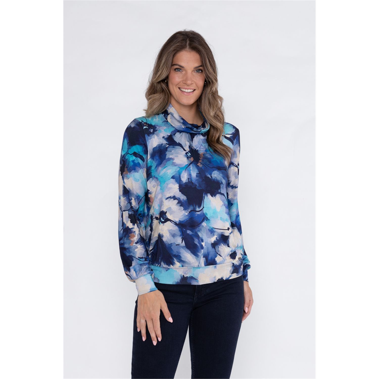 Roberto Sarto T-shirt kol Blauw