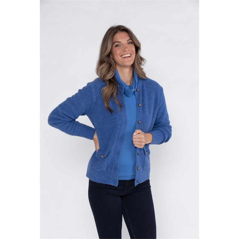 Roberto Sarto Vest ronde hals Blauw