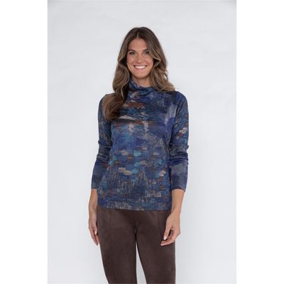 Roberto Sarto Koltrui met knoopjes Blauw