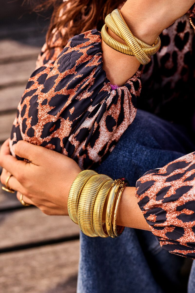 My Jewellery Bangle chunky round Goud