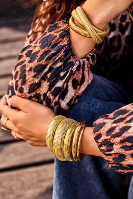 My Jewellery Bangle chunky round Goud