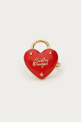 My Jewellery Ring red heart Goud