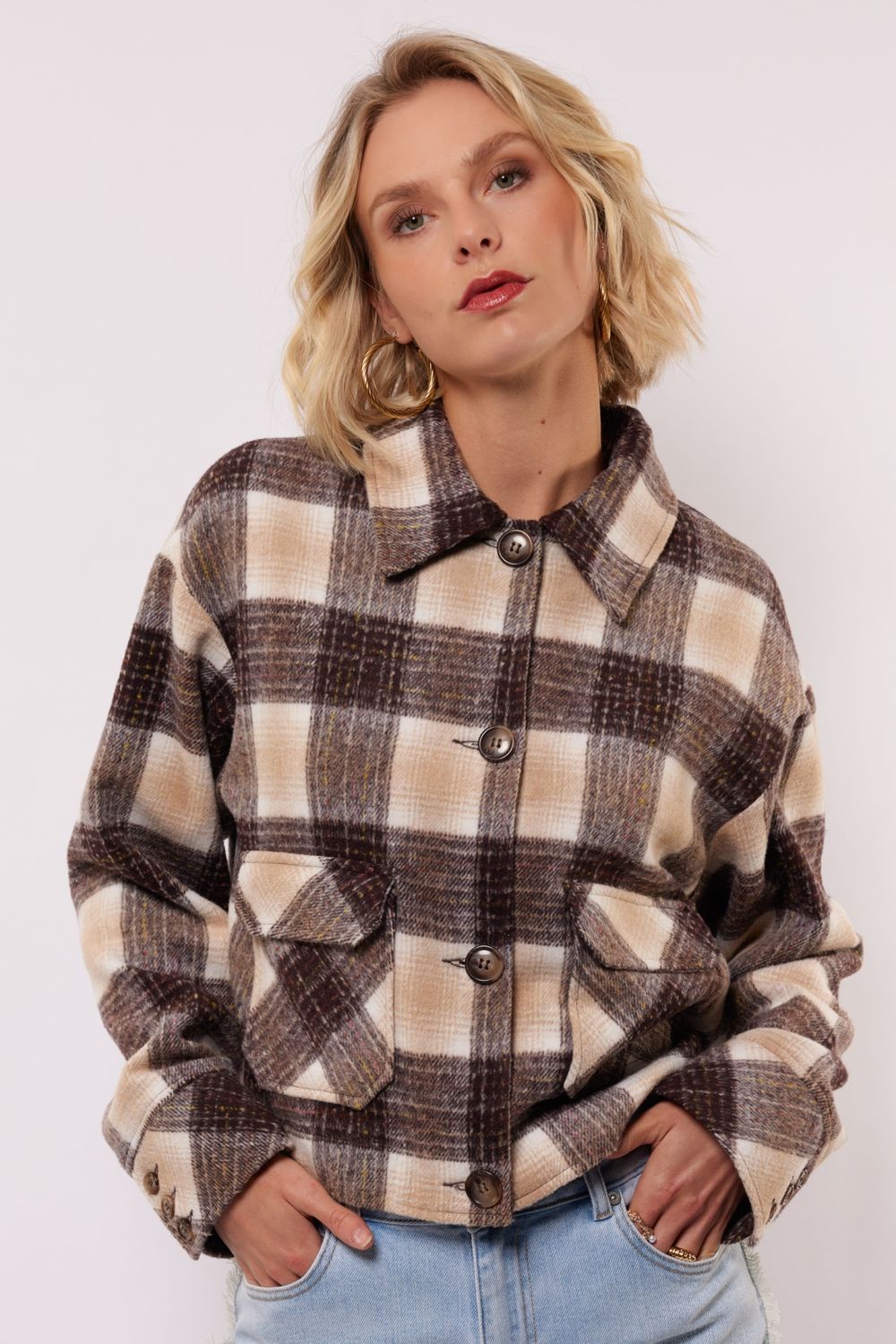 Fluresk Carissa jacket Bruin