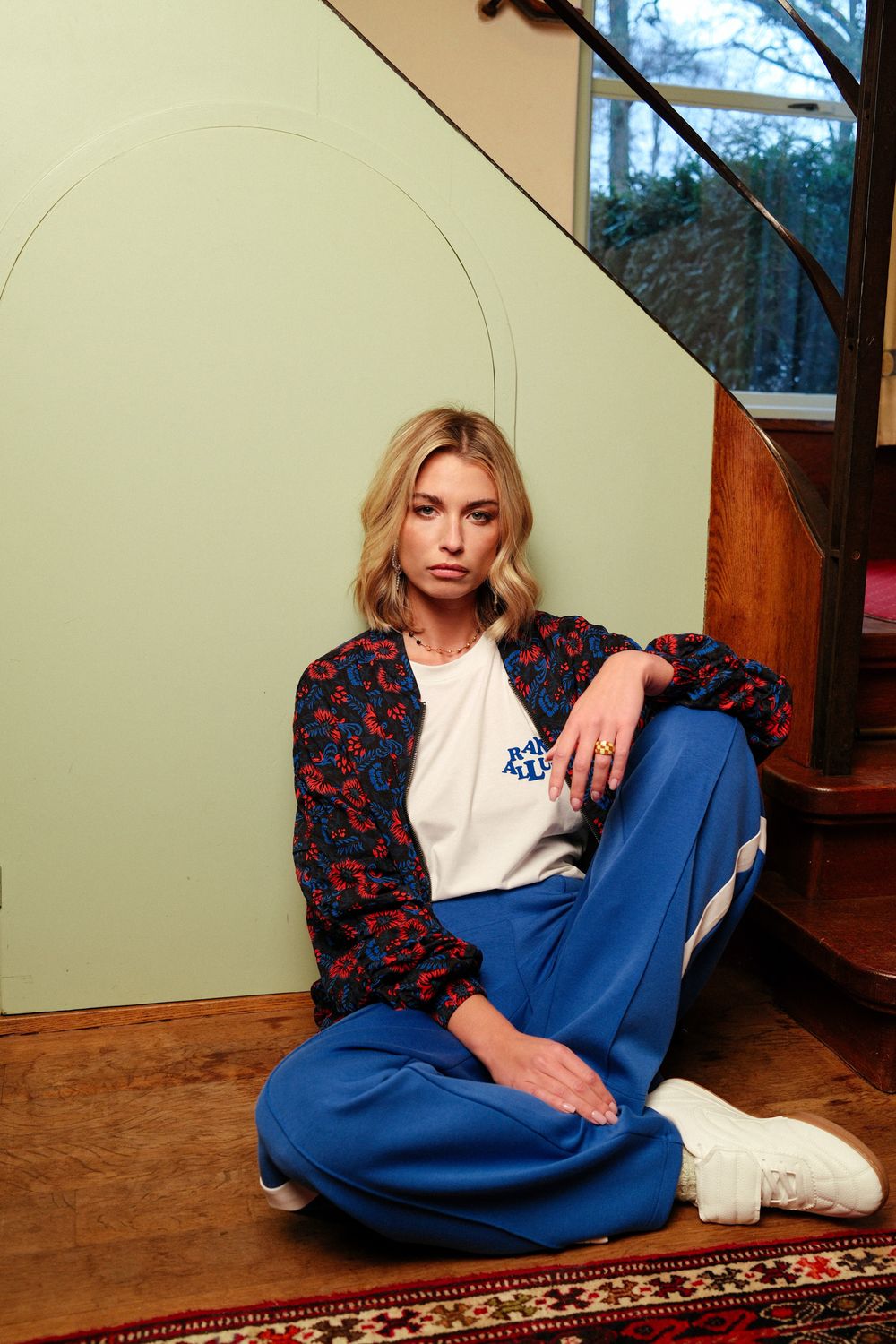 Fluresk Mairen broek Blauw