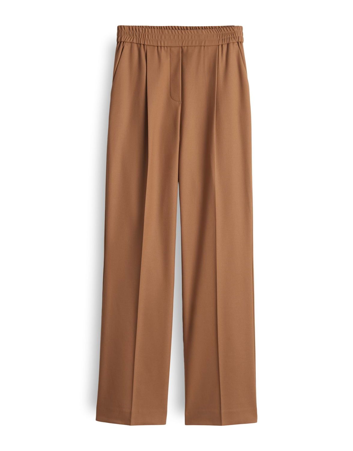 Opus macie vibe Broek met wijde pijpen en comfortabele tailleband
