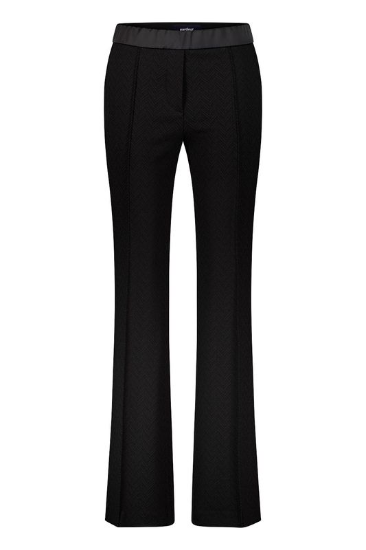 Gardeur slimfit pantalon zwart