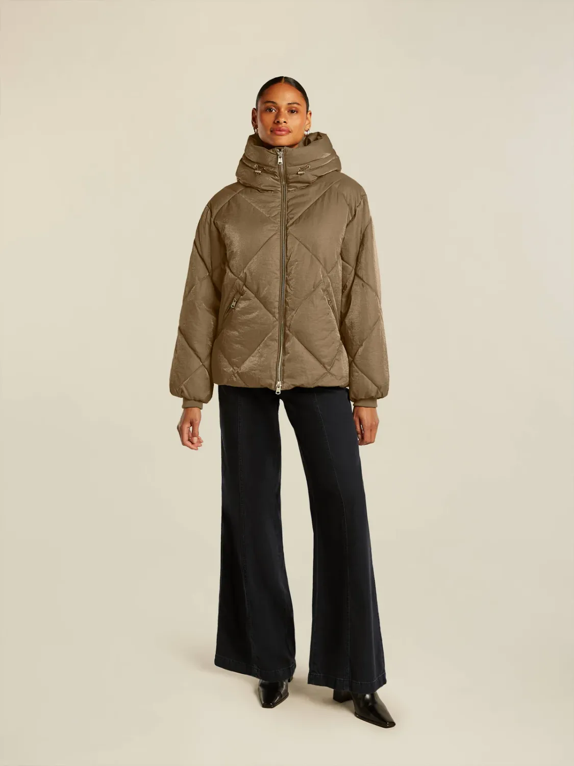 Beaumont NOWY puffer jacket Bruin