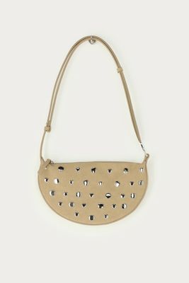 My Jewellery Bag crossbody studs Beige