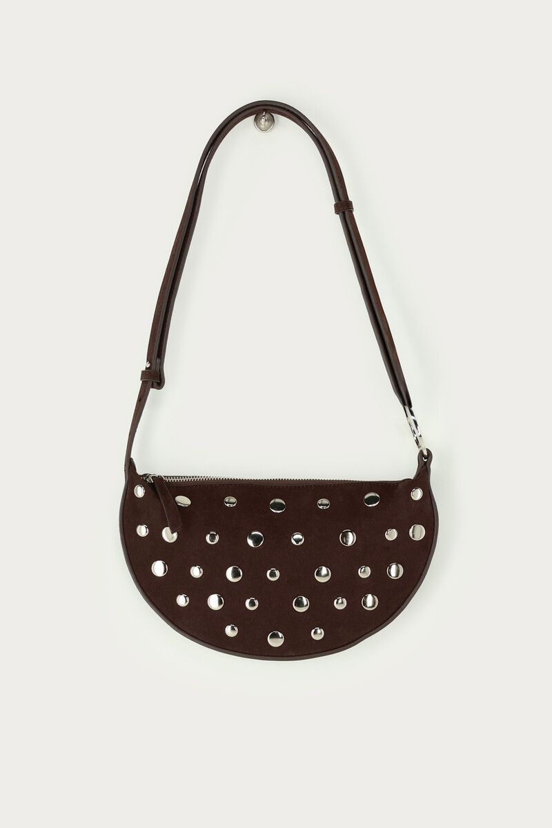 My Jewellery Bag crossbody studs brown Bruin
