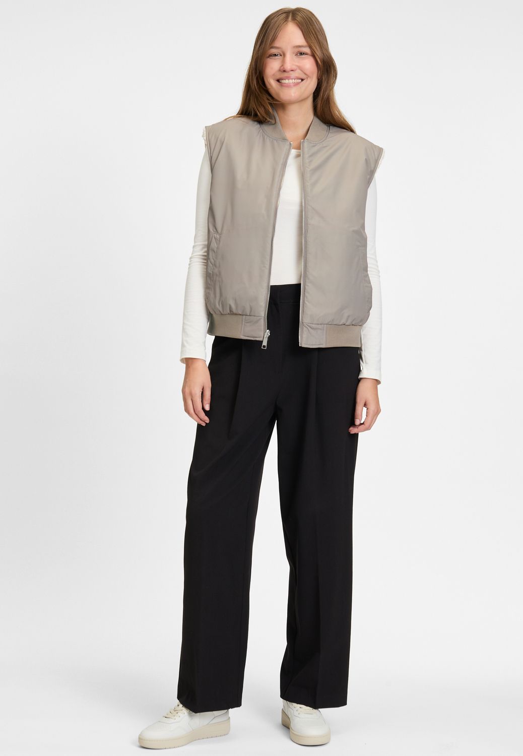 Covered ladies bodywarmer