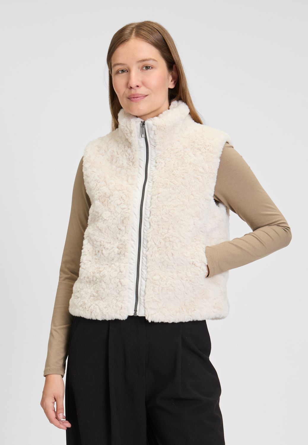 Covered ladies bodywarmer
