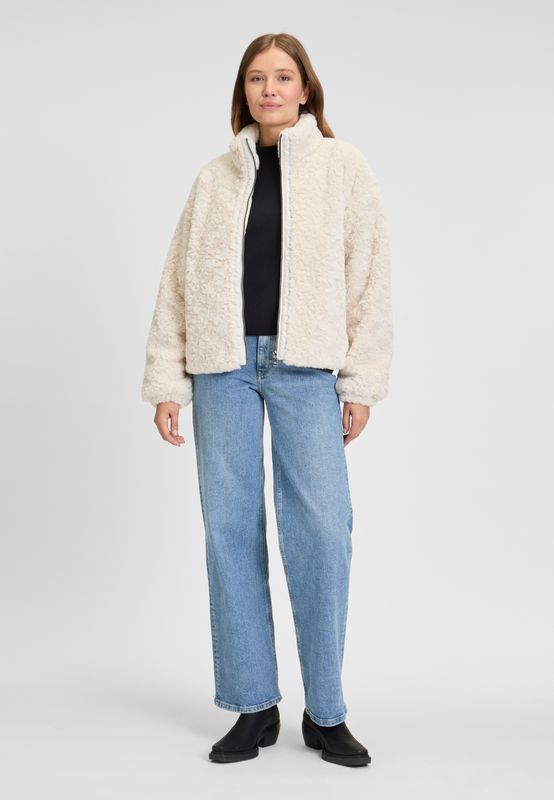 Covered ladies jacket beige