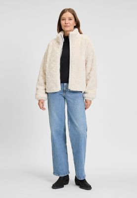 Covered ladies jacket beige