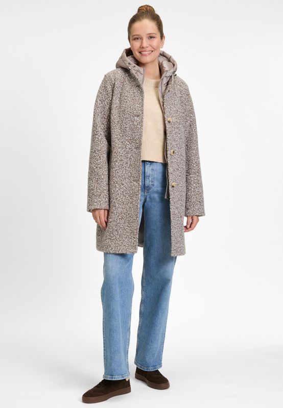 Covered ladies jacket bruin