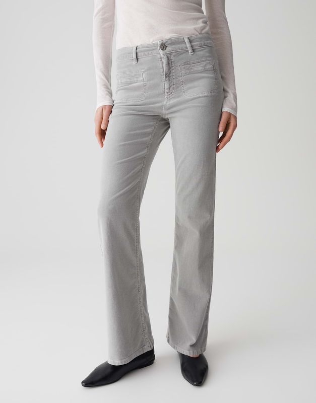 Opus Pants Melly fresh grijze jeans
