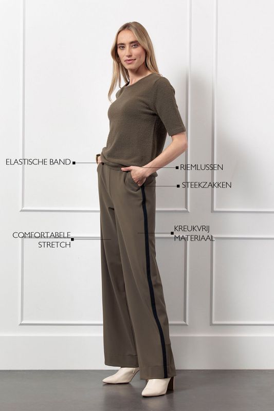 Studio Anneloes Lexie bnd trainer trousers Groen