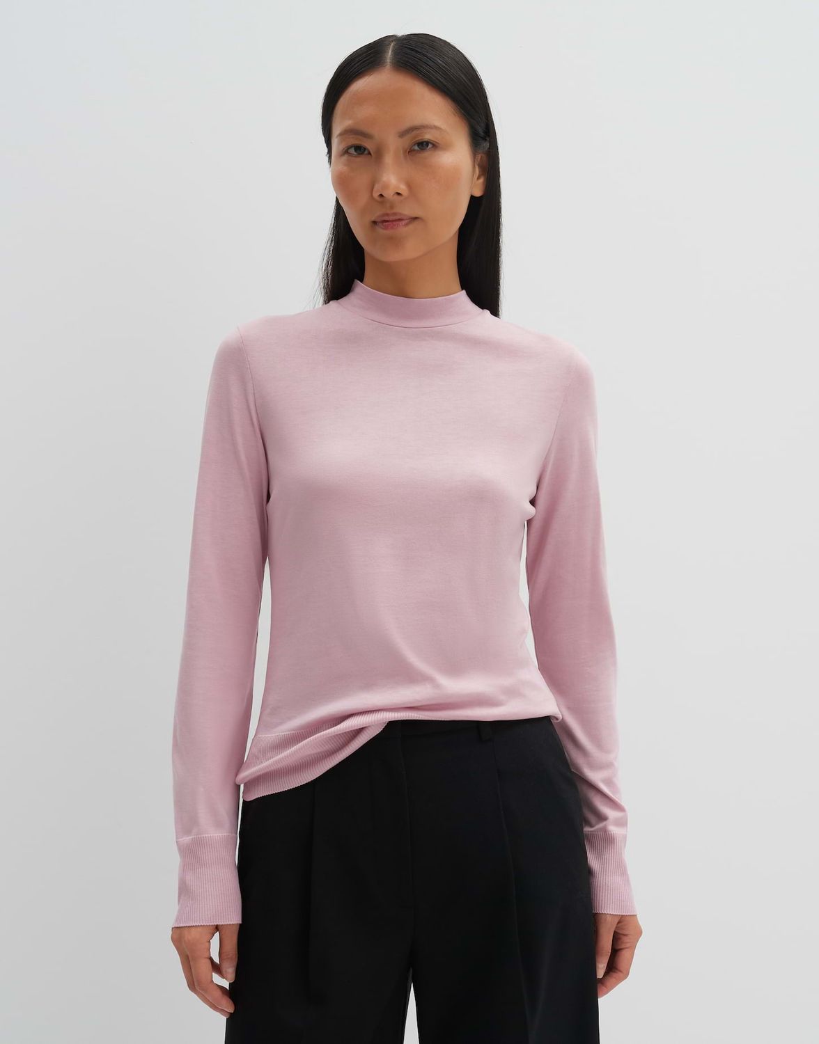 Someday Karlette detail roze trui met turtleneck