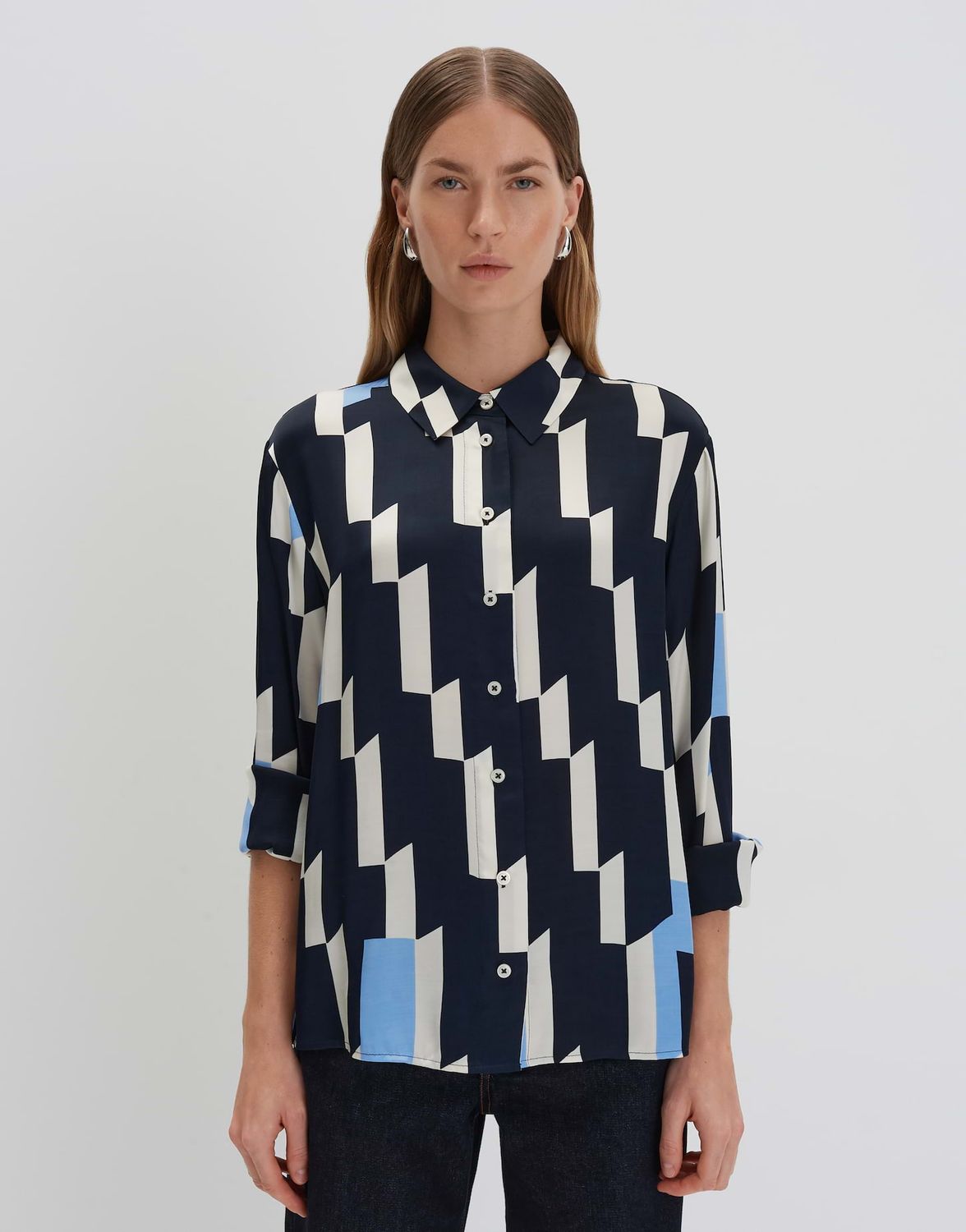 Someday Zinnova print blouse