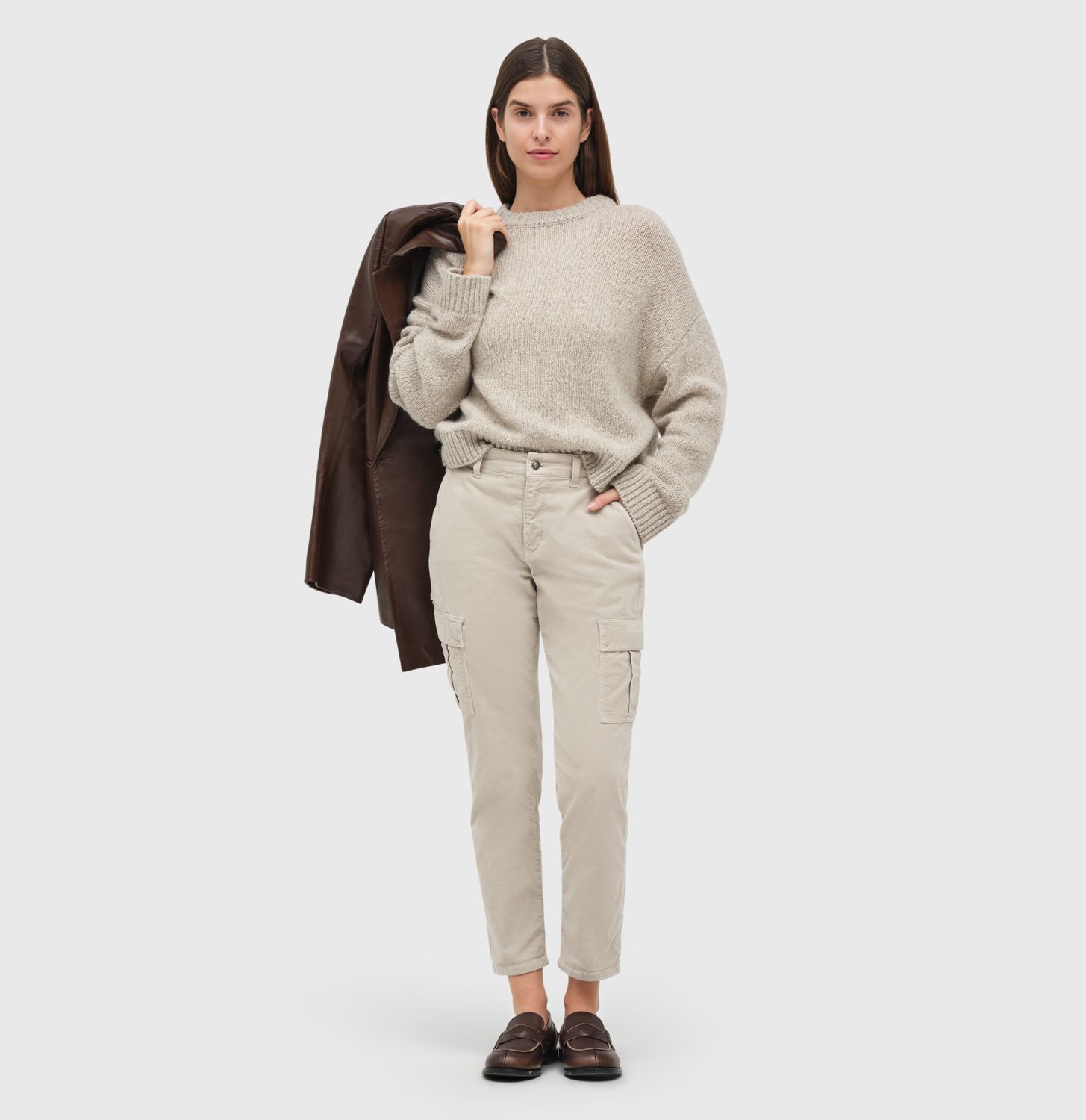 Mac Women RICH CARGO  witte broek